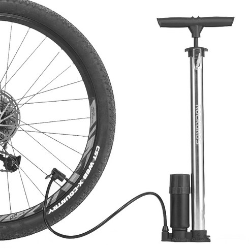 2023년 가성비 좋은 자전거펌프 - 락브로스 자전거 에어 펌프 바람 공기 주입기, 쿠팡 본상품선택, 1개