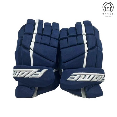 아이스 하키장갑 프로페셔널 야외 장비 하키 선수용 장갑 글러브 보호 훈련용, F-시리즈-블루