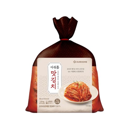 아워홈김치 - 아워홈 맛김치, 1.6kg, 1개