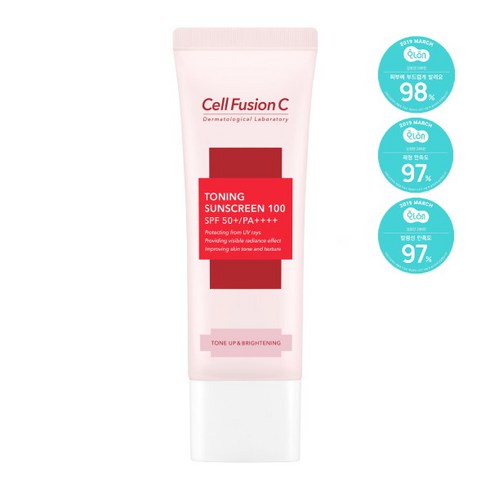 셀퓨전씨 토닝 썬스크린 100 SPF 50+ PA++++, 45ml, 1개