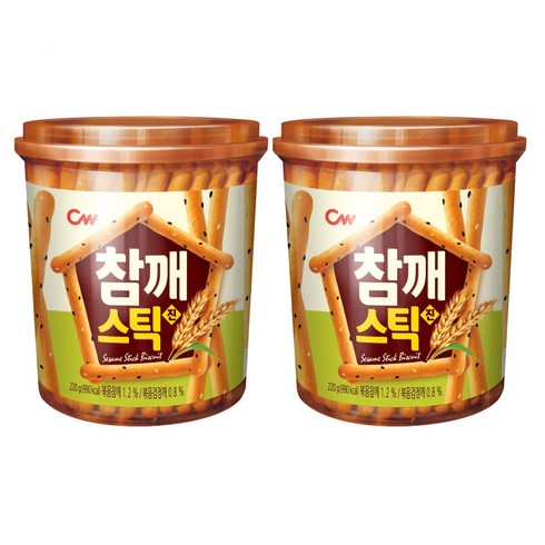 참깨스틱 - 청우식품 참깨스틱 진, 140g, 4개