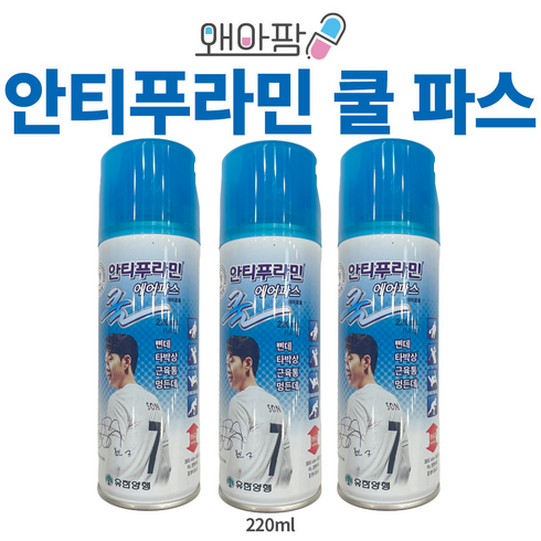 안티푸라민 - 유한양행 안티푸라민 쿨 에어파스 300ml, 1개입, 3개