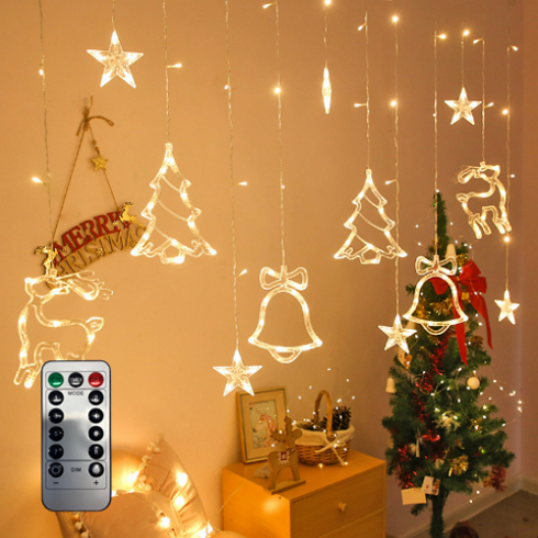 피제닉 LED 조명 USB형 + 리모컨 + 접착후크 5p, 크리스마스 조명