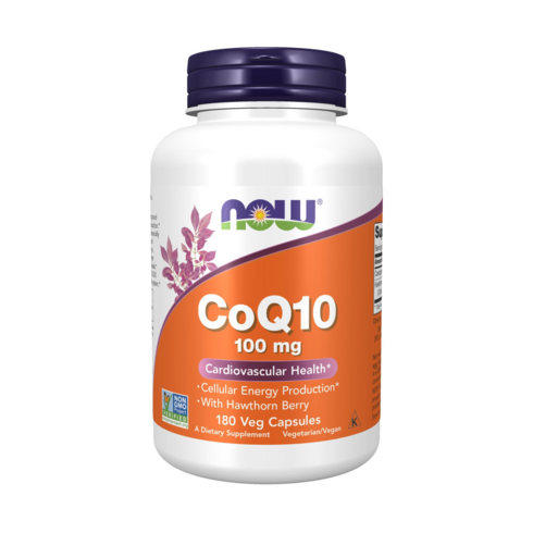 나우푸드 CoQ10 100mg 베지 캡슐 비건 글루텐 프리, 1개, 180정