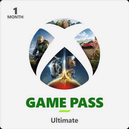 Xbox Game Pass Ultimate – 1개월 멤버십 Series X|S One Windows [디지털 코드], 1 Month Code, 1개