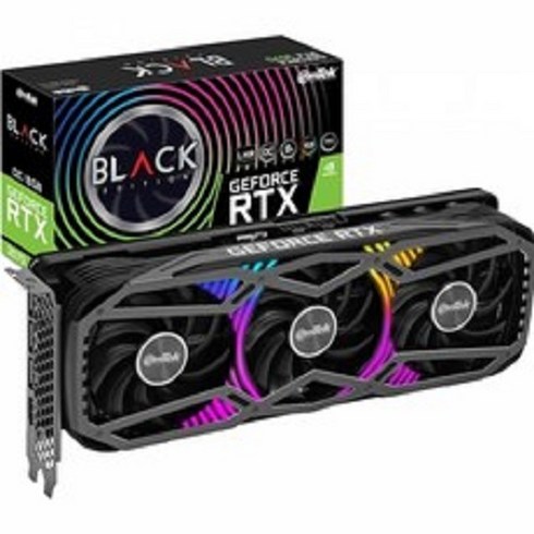 3070중고 - 이엠텍 지포스 RTX 3070 BLACK Edition OC D6 8GB 그래픽카드