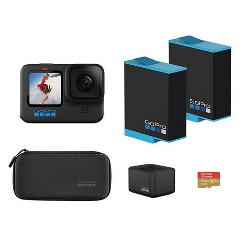 고프로 히어로10 블랙 액션 카메라 번들, Black Action Camera