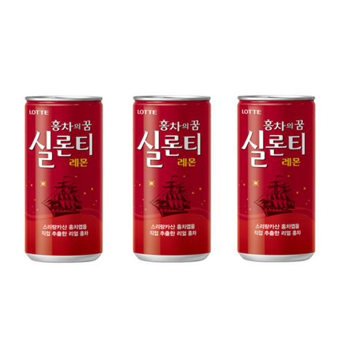롯데 실론티 175mlx90캔(업소용), 175ml, 90개