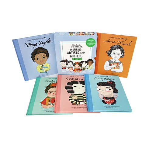 littlepeoplebigdreams - (북메카 영어원서) Little People Big Dreams : Inspiring Artist and Writers Gift Set 5권세트 위인전 하드커버북, Frances Lincoln