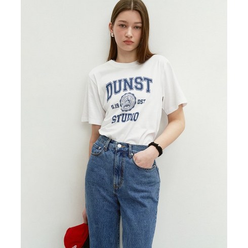 던스트 포 우먼 UNI CLASSIC LOGO T-SHIRT OFF WHITE_UDTS4B139OW UDTS4B139OW 174138