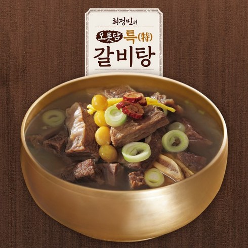 [최정민] 오롯담 특 갈비탕 700gx10팩, 10개, 700g