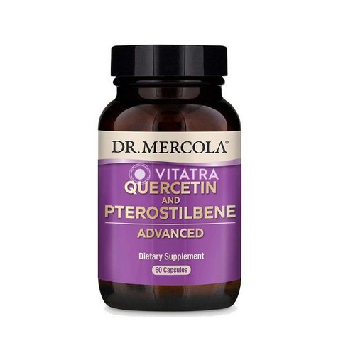 Dr.Mercola 닥터머콜라 퀘르세틴 프테로스틸벤 60캡슐, 1개, 60개