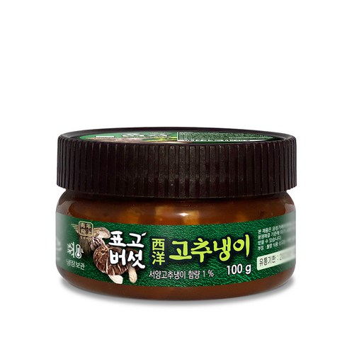 청비 표고버섯고추냉이(100g), 100g, 1개