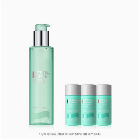 [백화점 정품 선물포장]비오템옴므 아쿠아파워 올인원 프레시 로션 인 젤 200ml(+60ml 추가증정)