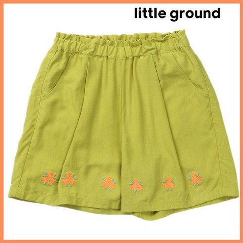 [리틀그라운드8] 룰라비(74322-413-04)데일리자수팬츠 아동여아바지 반바지 여름바지 선물 기본 데일리