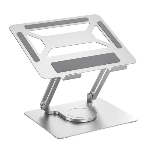 노트북 거치대 회전형 360도 쿨링 거치 프리로테이션 접이식 높이 조절