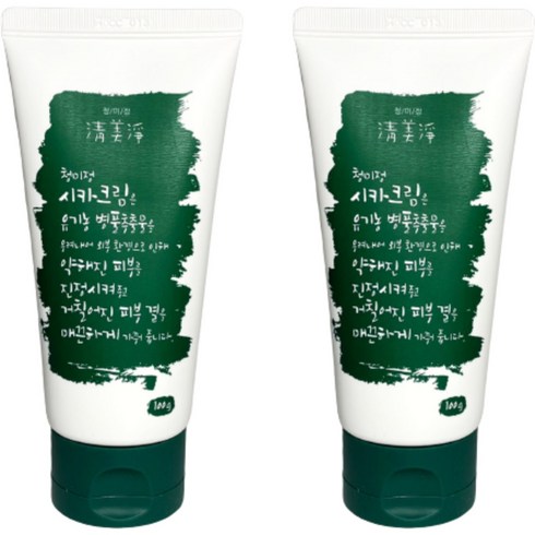 2023년 가성비 최고 청미정시카크림 - 1+1 청미정 아데노신 시카크림 수분크림 진정크림 100g, 1+1 청미정 시카크림(리뉴얼 흰색 제품으로 출고)