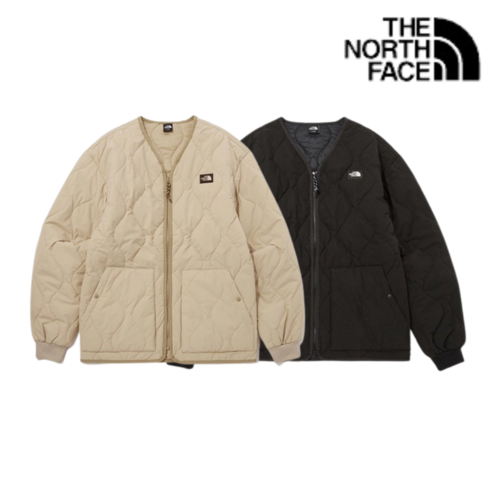 노스페이스 가디건 경량패딩 점퍼 자켓 남성용 환절기 히트라인 깔깔이