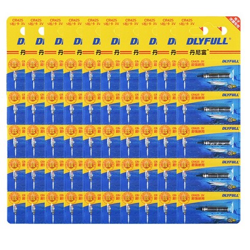 2023년 가성비 최고 전자케미 - JUSTCAMP 리필용 리튬 배터리 CR425, 50개