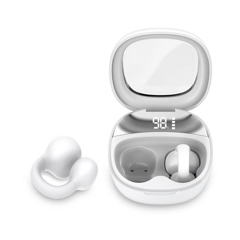 2023년 가성비 최고 브루투스 - LAAON 라온 이어클립 오픈형 무통증 무선 블루투스 이어폰 ITB-BTE90, 화이트