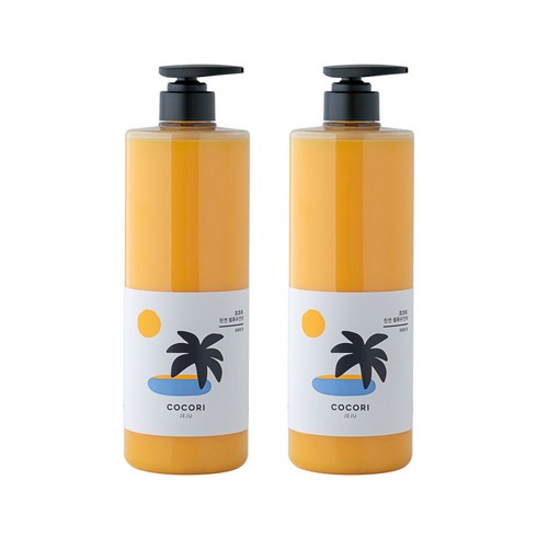 [코코리제주] 코코리 감귤꽃향 섬유유연제 1000ml 2개
