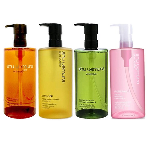 슈에무라 클렌징오일 얼티메이트 보타닉코일 안티 폴루션 옥시 사쿠라 450ml 4종 택1옵션, (hup)보타닉코일, 1개