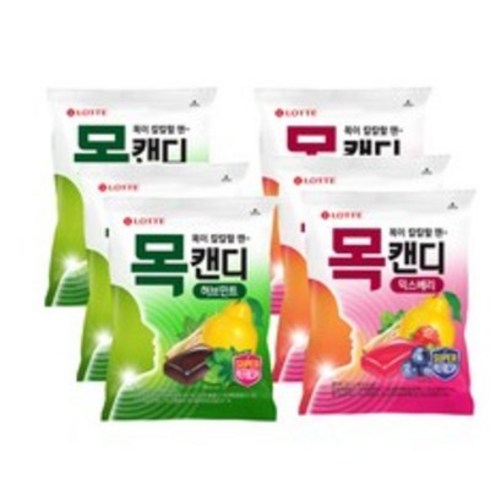 목캔디 - 목캔디 허브민트 217g x 3p + 믹스베리 217g x 3p, 1세트