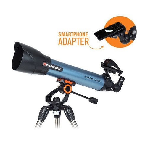 셀레스트론인스파이어90az - CELESTRON 정품 셀레스트론 INSPIRE 90AZ 굴절식 천체망원경., 단품