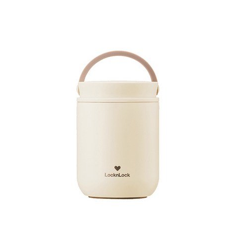 락앤락 죽통 보온도시락 리틀럽 푸드자 300ml (LHC8045S), 베이지, 1개