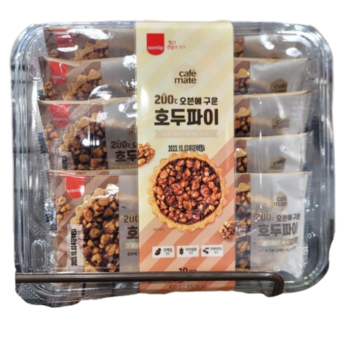 [트레이더스] 삼립 오븐에 구운 호두파이 400g(40gX10입) 개별포장 단품 /베이커리, 400g, 10개