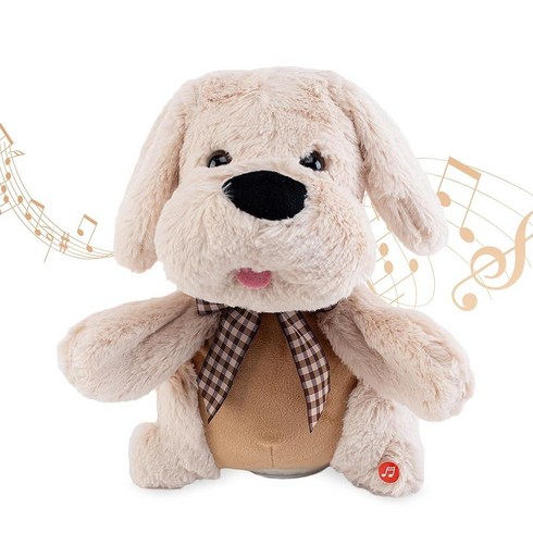 13MARCH Freddy The Talking Puppy - Interactive Singing and Plush Dog Toy for Kids Musical Stuffed An