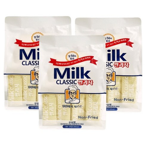 밀크 클래식 쌀과자, 5개, 240g
