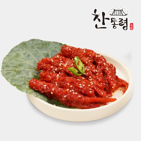 찬통령 더덕무침 2kg 국내 제조 반찬, 1.2kg