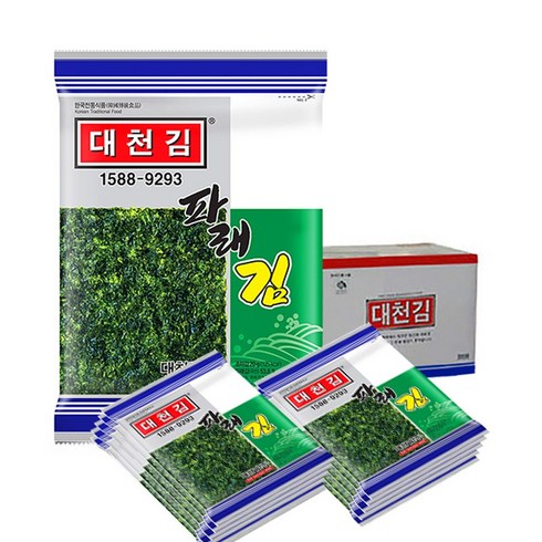 대천김 파래김, 20g, 35개