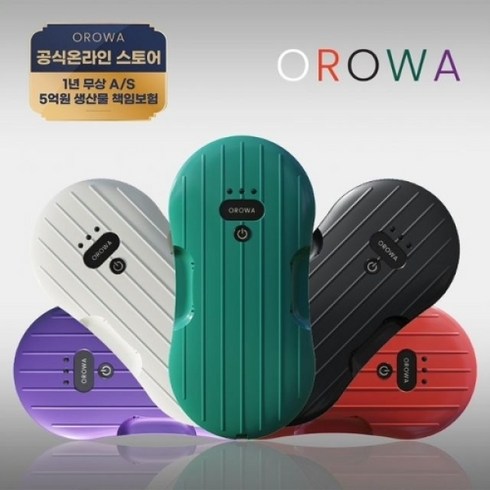 오로와 프리미엄 창문로봇 청소기, 매트블랙