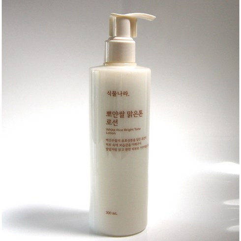 식물나라 - 식물나라 뽀얀쌀 맑은톤 로션 300mL, 1개