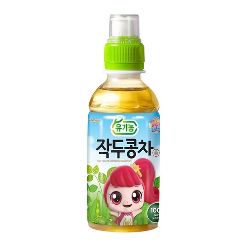 웅진 아동용 캐치 티니핑 유기농 작두콩차, 200ml, 24개