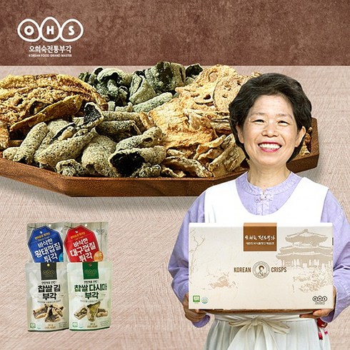 [오희숙전통부각] 오희숙 명인 찹쌀부각 4호 선물세트, 없음