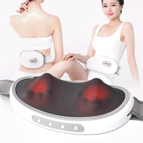 파워플라이 온열 롤링 복부 허리 무선 마사지기 진동안마기 힐링라인 SH-P3