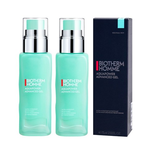 비오템 옴므 아쿠아파워 모이스춰라이저 로션 75ml x 2, 2개