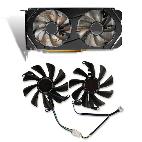 Cavabien 86MM GTX 1660 1660Ti 그래픽 팬 Galax GeForce RTX 2060 2070 Super Will 비디오 카드 냉각 팬용, 1개