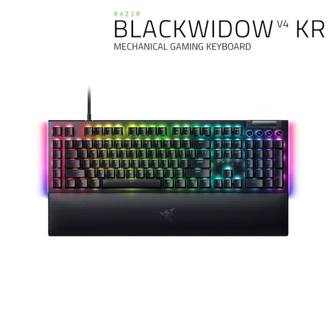 레이저 Razer BlackWidow V4 유선키보드, 일반형, 블랙, RZ03-0469