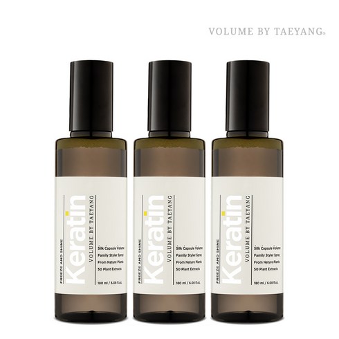 볼륨바이태양 케라틴 볼륨 볼류머 시즌2, 180ml, 3개