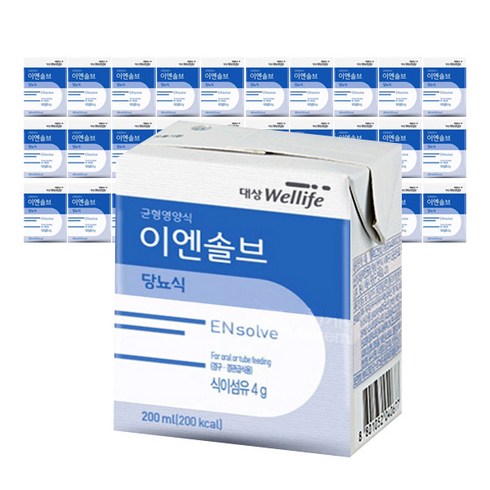 대상웰라이프 이엔솔브 당뇨식, 30입, 200ml