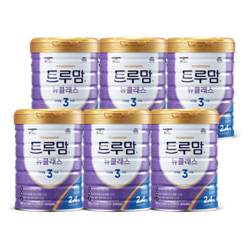 NEW 트루맘 뉴클래스 800g 3단계 6캔 (12개월이후), 6개