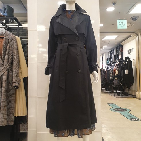 블루페페 부평점 카라 포인트 트렌치코트