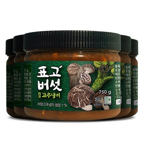 청비 표고버섯고추냉이 (750g/16통), 750g, 16개