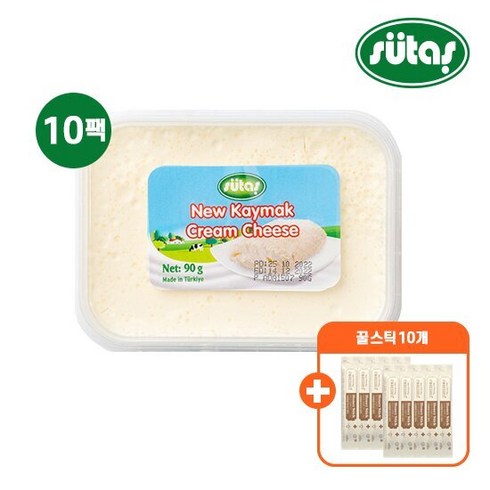 수타스 카이막 크림치즈 90g 10팩, 단품