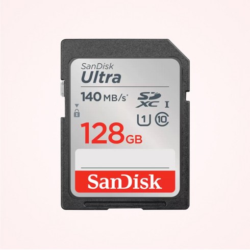 샌디스크 울트라 SD카드 SDSDUN4, 128GB, 1개
