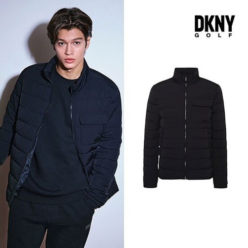 [DKNY GOLF] 남성 방풍 하이넥 경량패딩 점퍼 1종